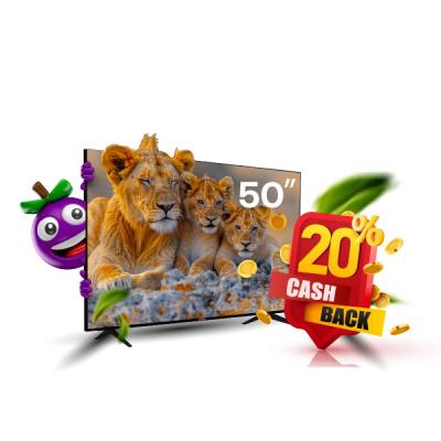 شاشة يونيفا 50 ضد الكسر فل سمارت  جوجل تي في  الافضل في العالم 4K